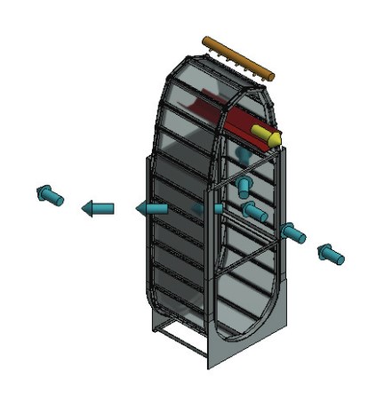 WTR - 4 - Center Flow Band Screen Rendering